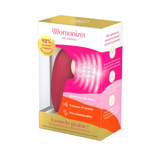 Womanizer Mini Vibromasseur Stimulateur Clitoridien Technologie Pleasure  Air 1 Pièce