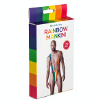 Mankini Maillot de Bain Arc en ciel pour Homme Borat, String Humo