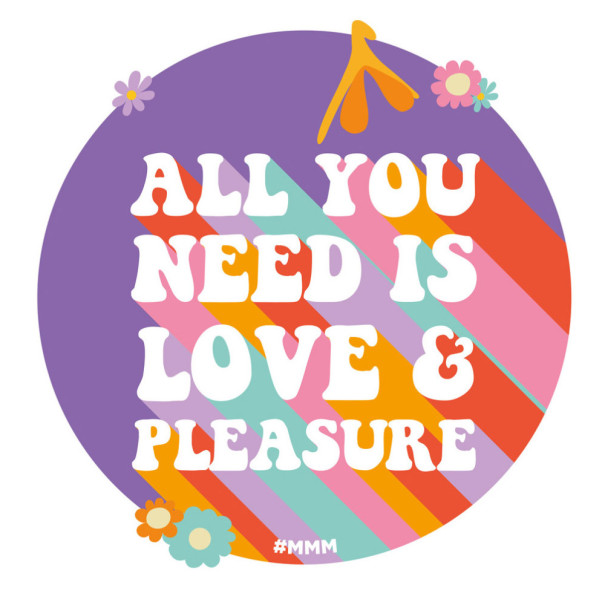 Tote Bag All You Need is Love & Pleasure #1