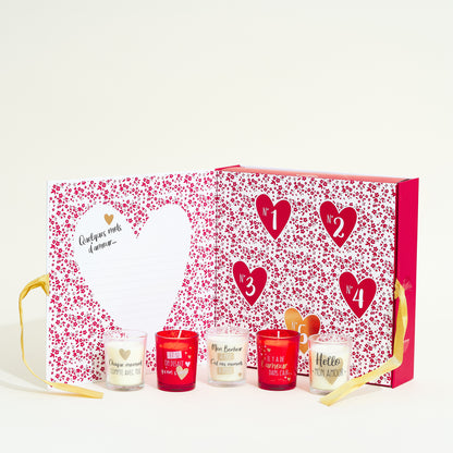 Coffret 5 bougies parfumées