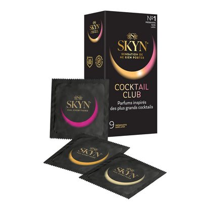 Préservatifs sans latex aromatisés Skyn Cocktail Club