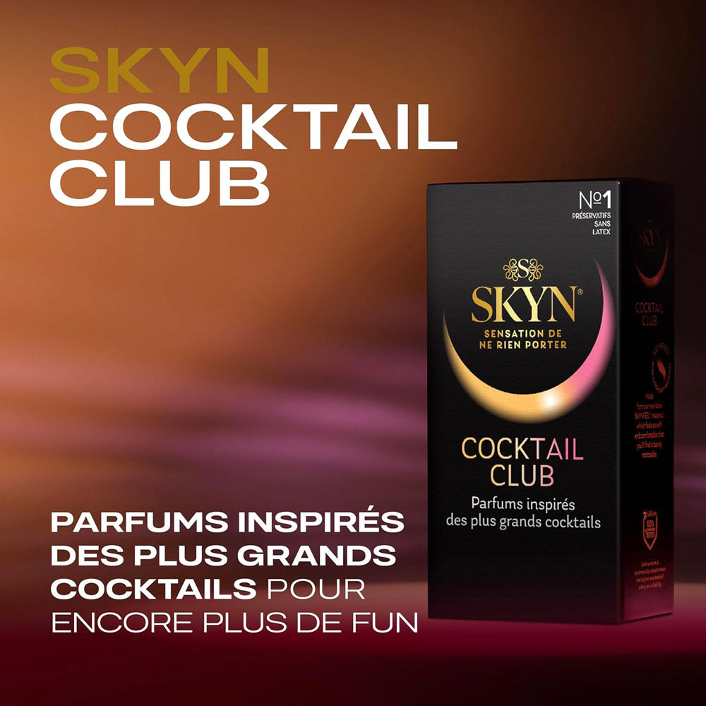 Préservatifs sans latex aromatisés Skyn Cocktail Club