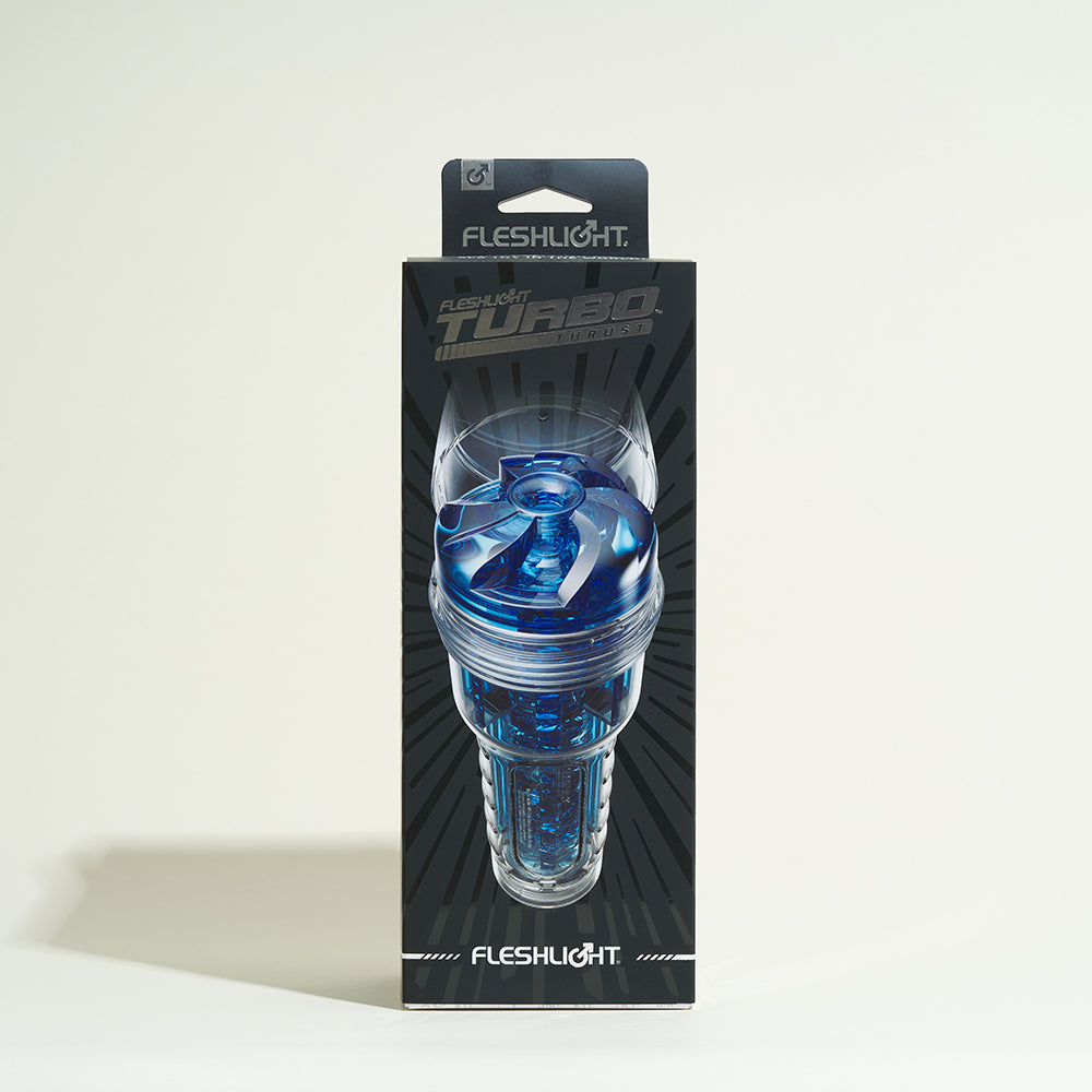 Gaine de masturbation Fleshlight Turbo Thrust - Bleu