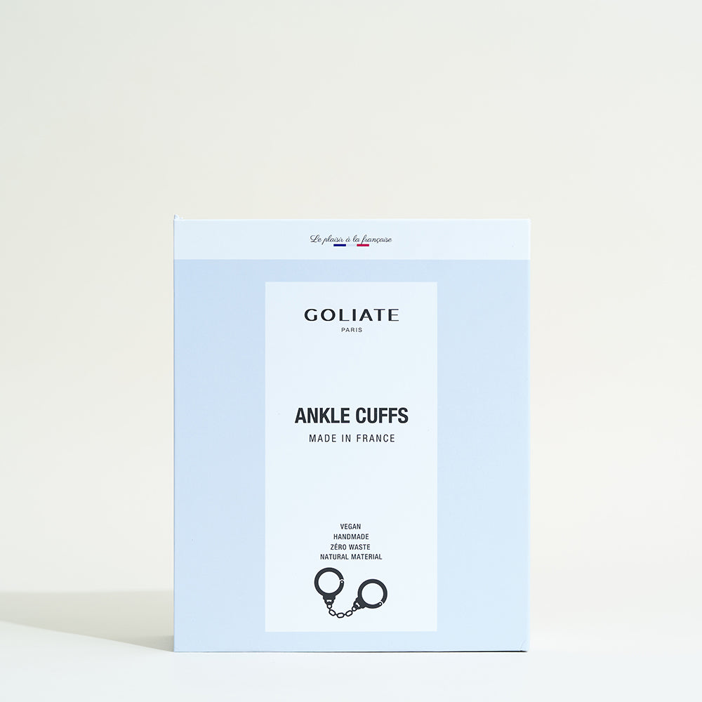 Menottes pieds cuir vegan Goliate