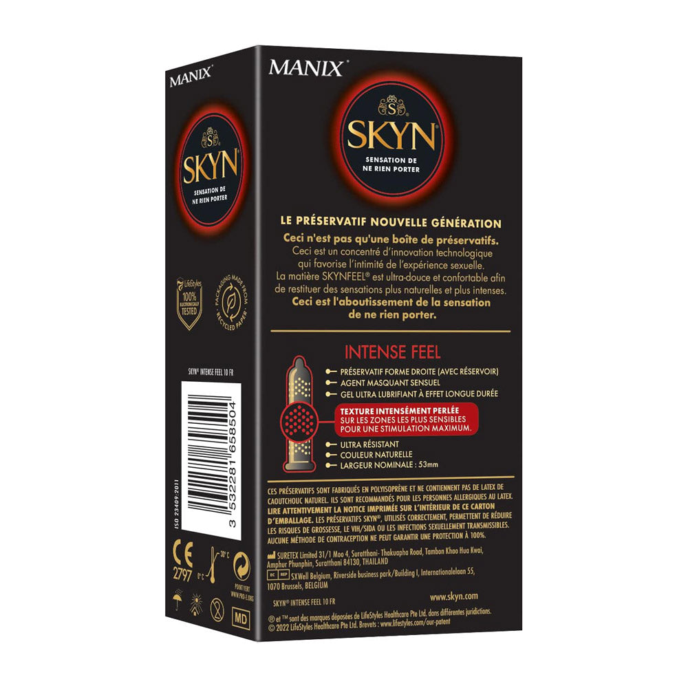 Préservatifs sans latex texturés Skyn Intense Feel