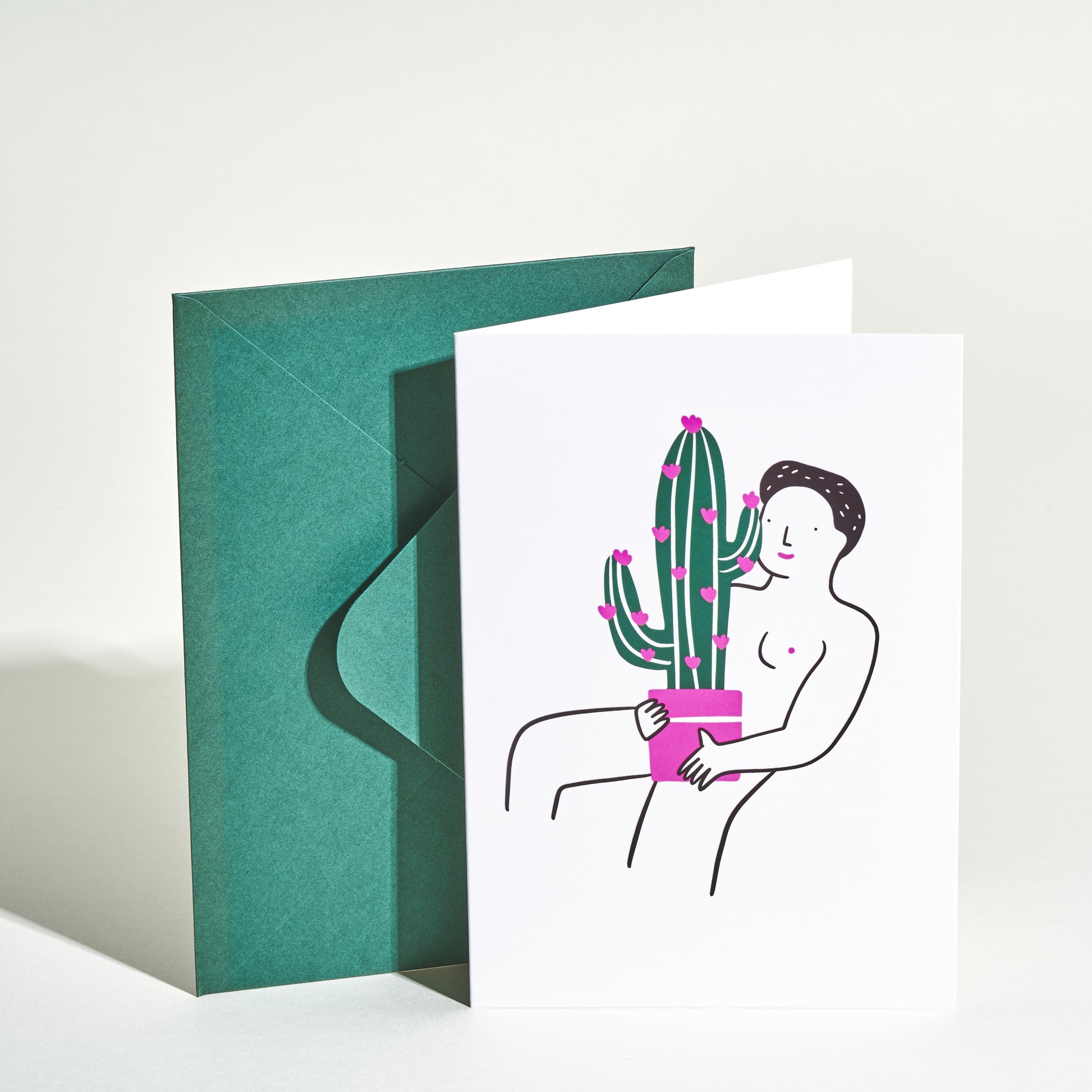 Carte d'amour Agathe Sorlet - Cactus