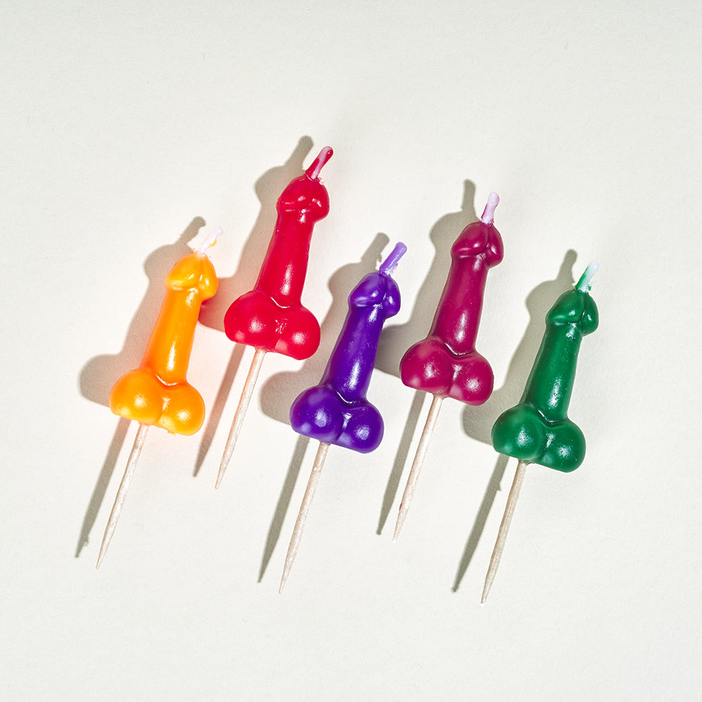 Penis Candles : 5 mini bougies zizi