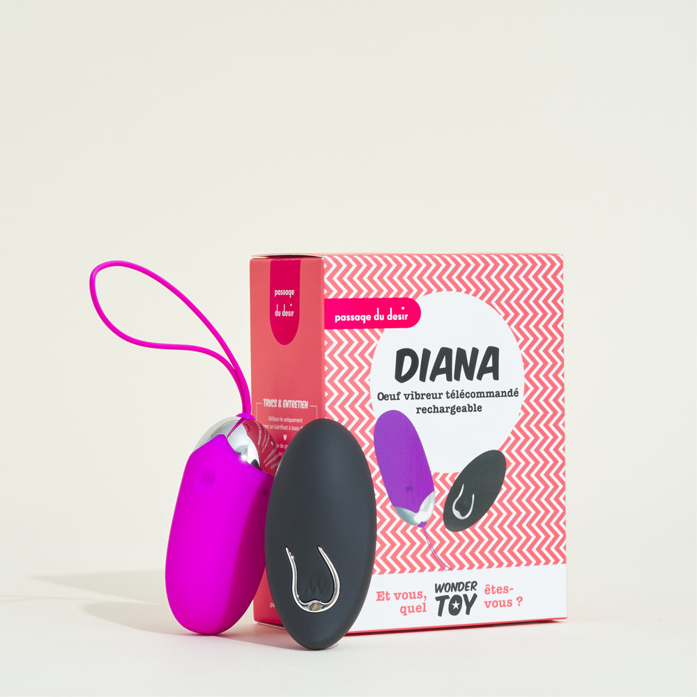 Diana oeuf vibreur télécommandé Wonder Toys