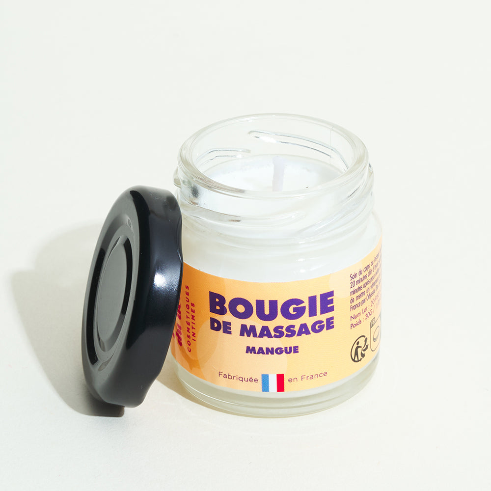 Mini bougie de massage (40gr) - Mangue