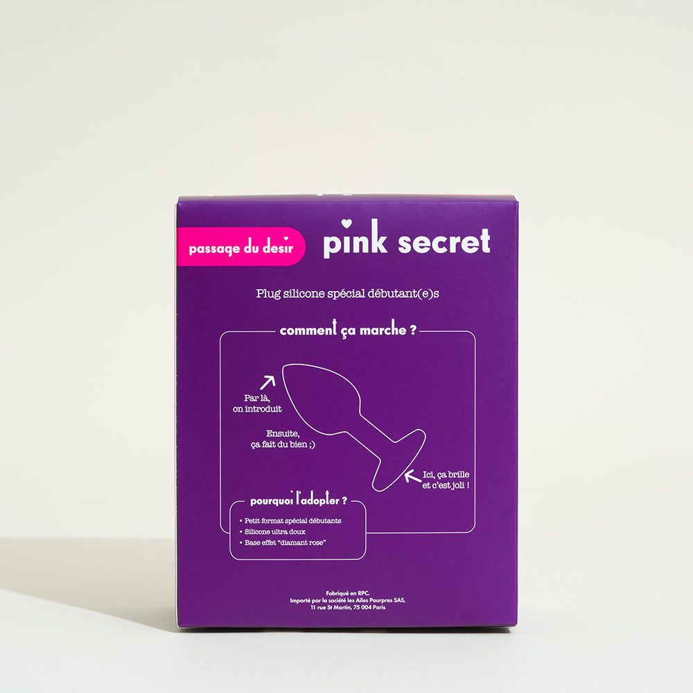 Plug avec strass Pink Secret