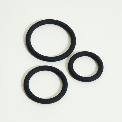 Trio de cockrings en silicone