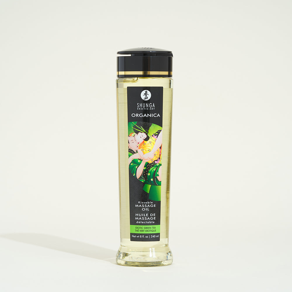 Huile de massage Bio Organica de Shunga - Thé vert