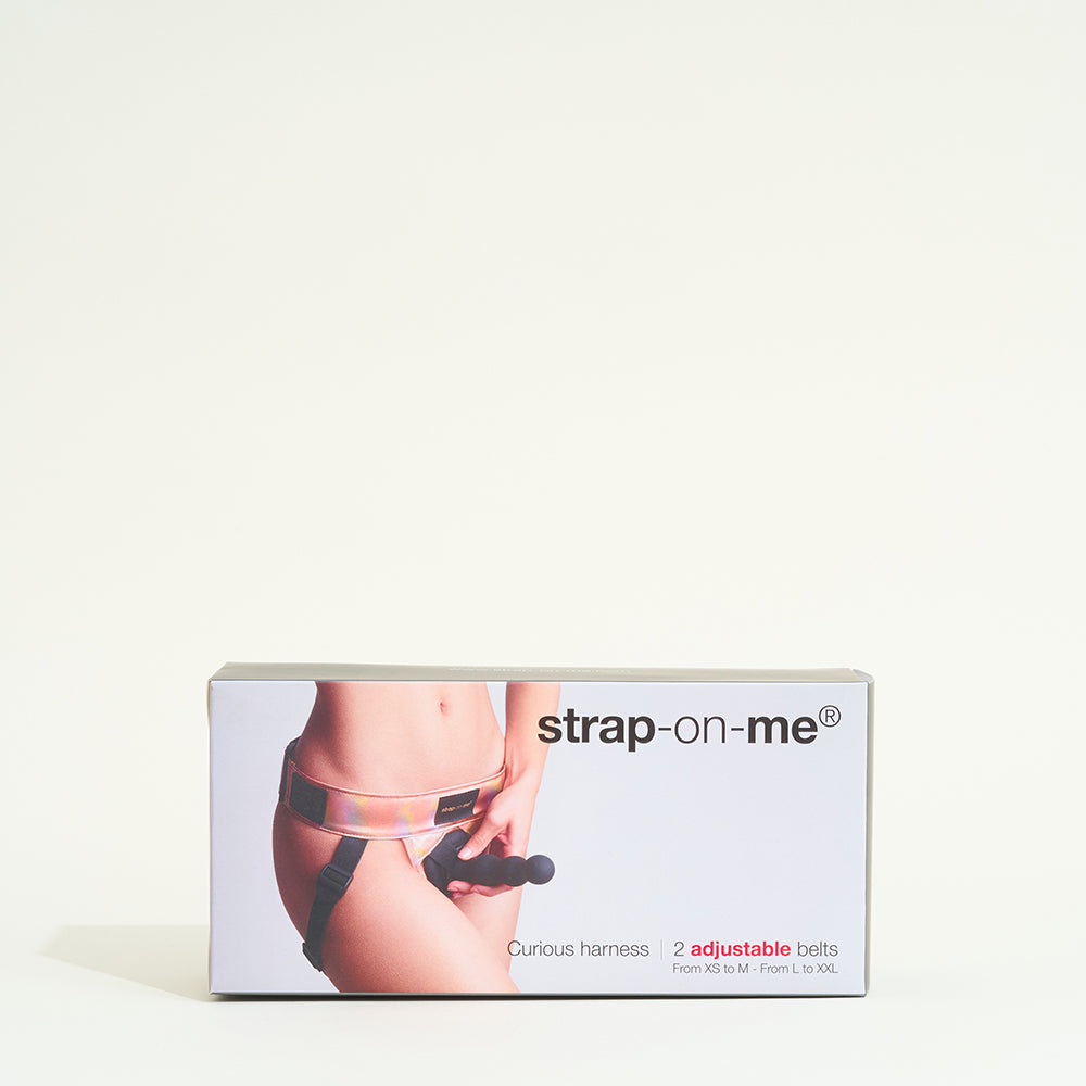 Harnais Curious de Strap On Me - Holographique