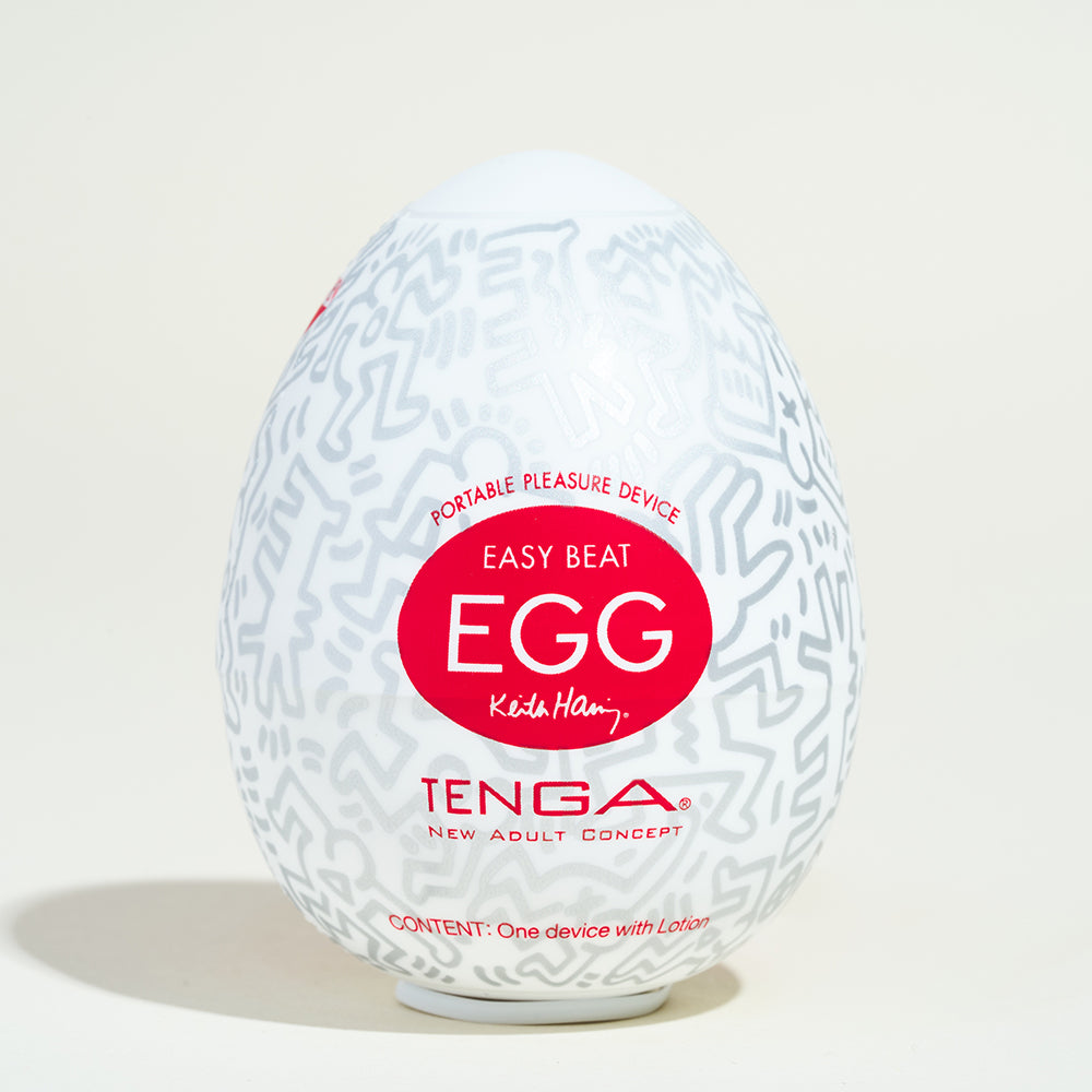 Tenga Egg Keith Haring Street - Silver