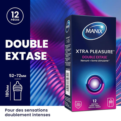 Préservatifs Manix Xtra Pleasure Double Extase