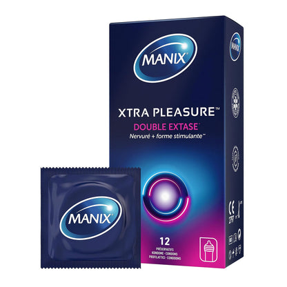 Préservatifs Manix Xtra Pleasure Double Extase