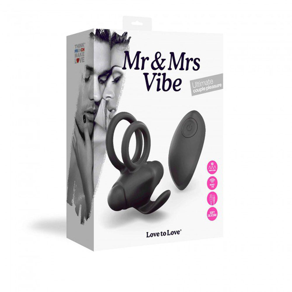 Anneau vibrant télécommandé Mr & Mrs Vibe