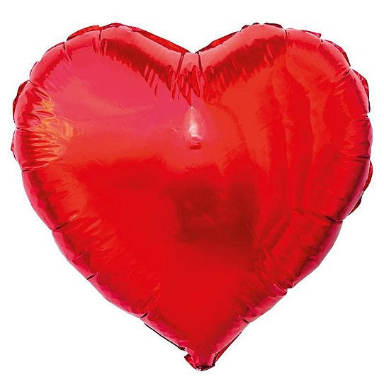 Ballon coeur gonflable 45cm