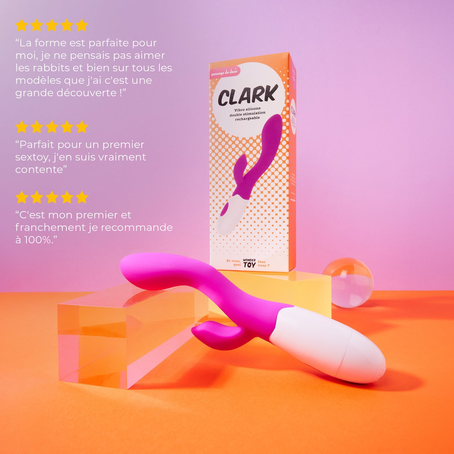 Clark Rabbit silicone WonderToy