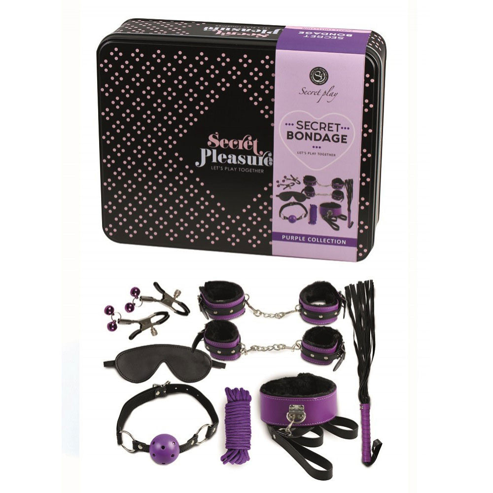 Coffret de bondage Secret Pleasure - Violet