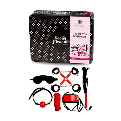 Coffret de bondage Secret Pleasure - Rouge