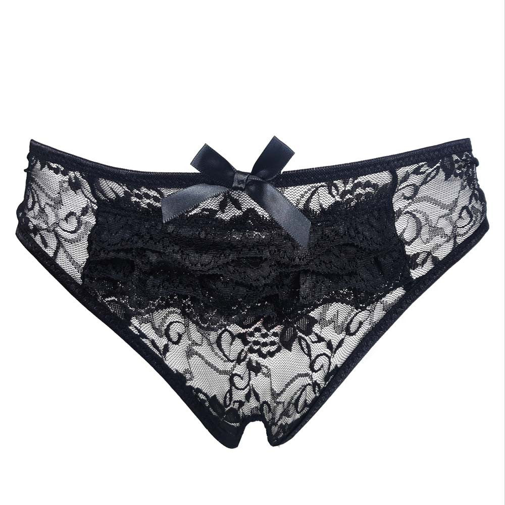 Culotte ouverte dentelle Macao - S/M