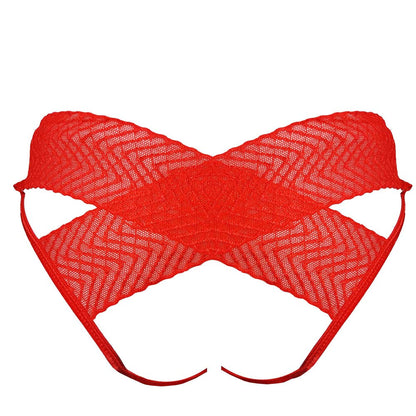 Culotte ouverte Eva - Rouge