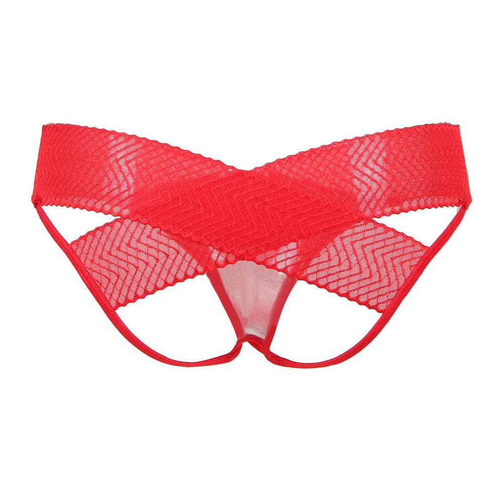 Culotte ouverte Eva - Rouge