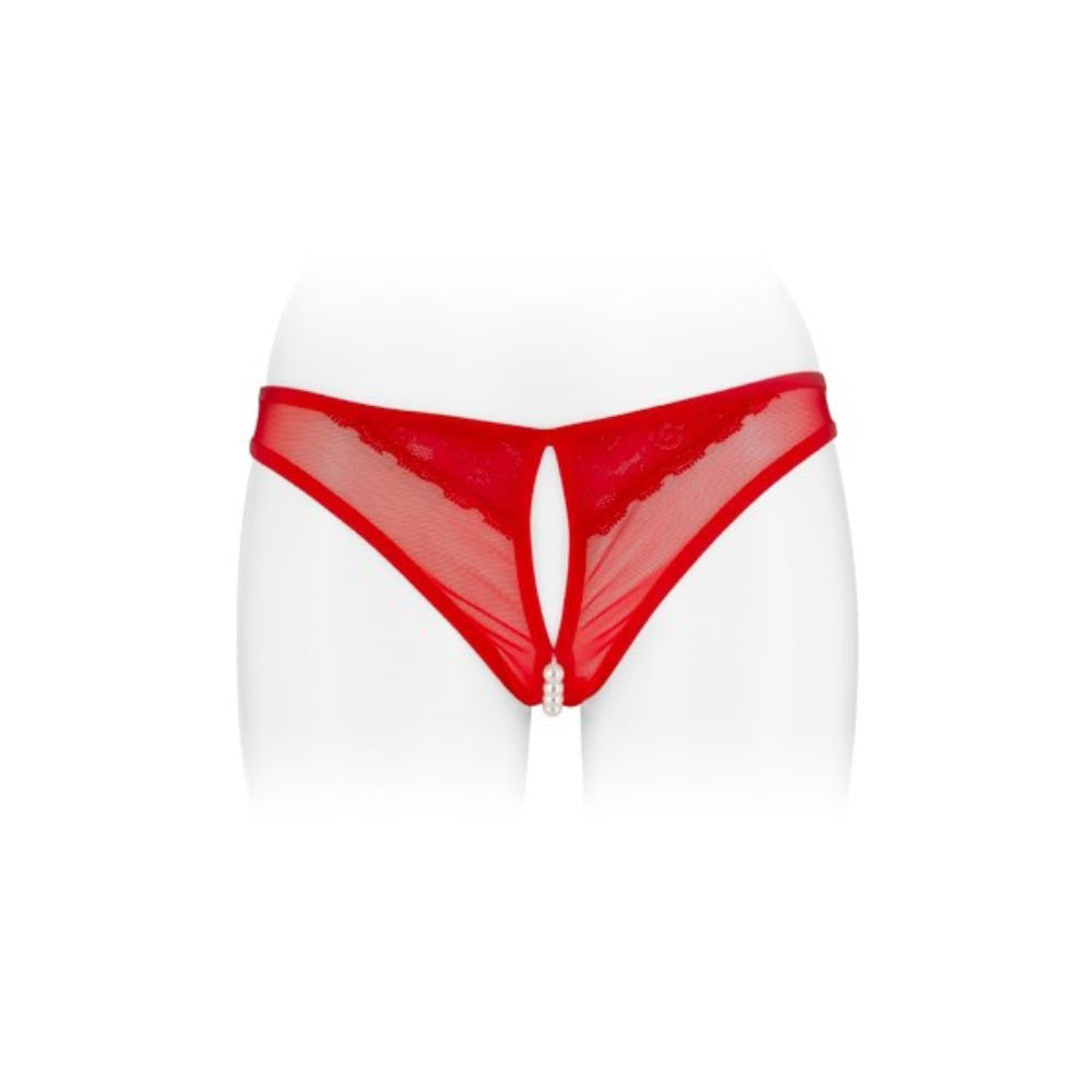 Culotte ouverte Perlita - Rouge