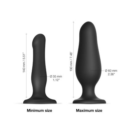 Dildo-Plug gonflable Strap-on-Me