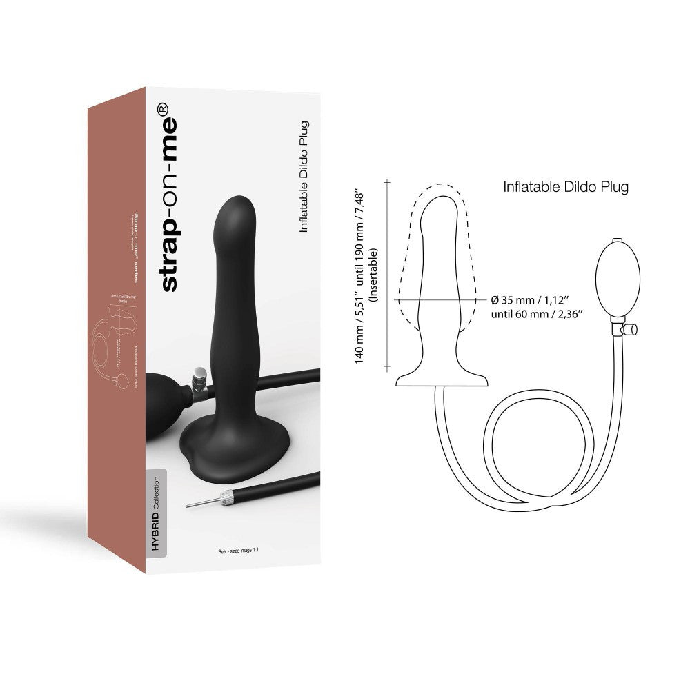 Dildo-Plug gonflable Strap-on-Me