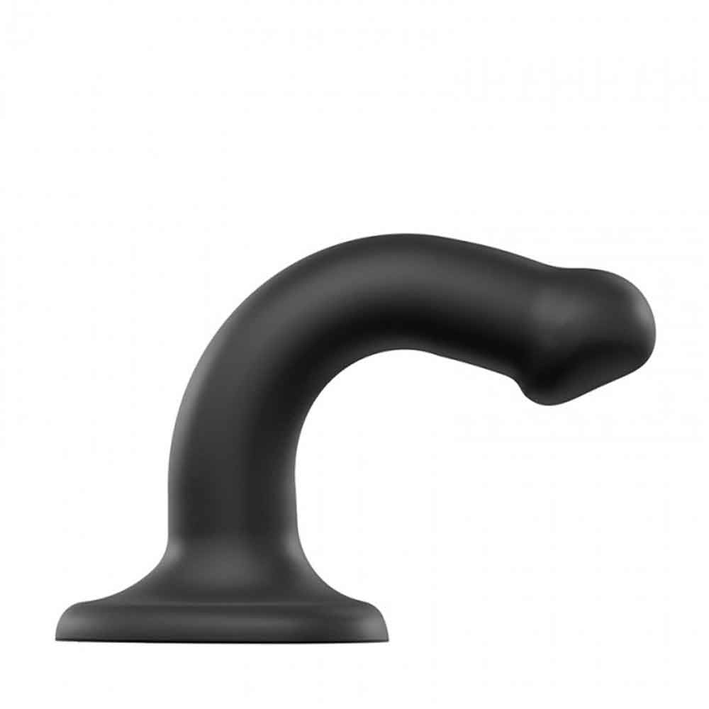 Dildo ventouse Dual Density - Noir