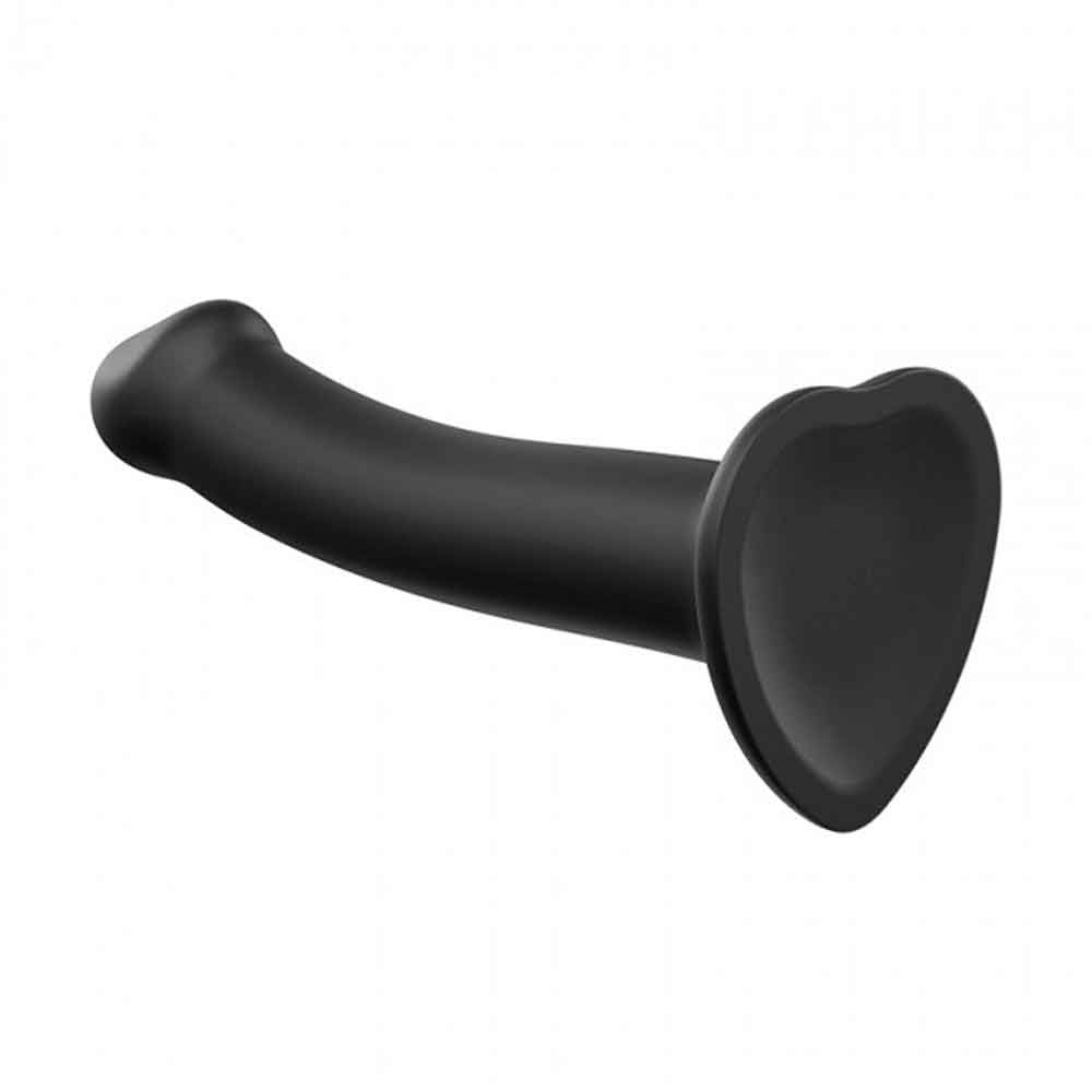 Dildo ventouse Dual Density - Noir