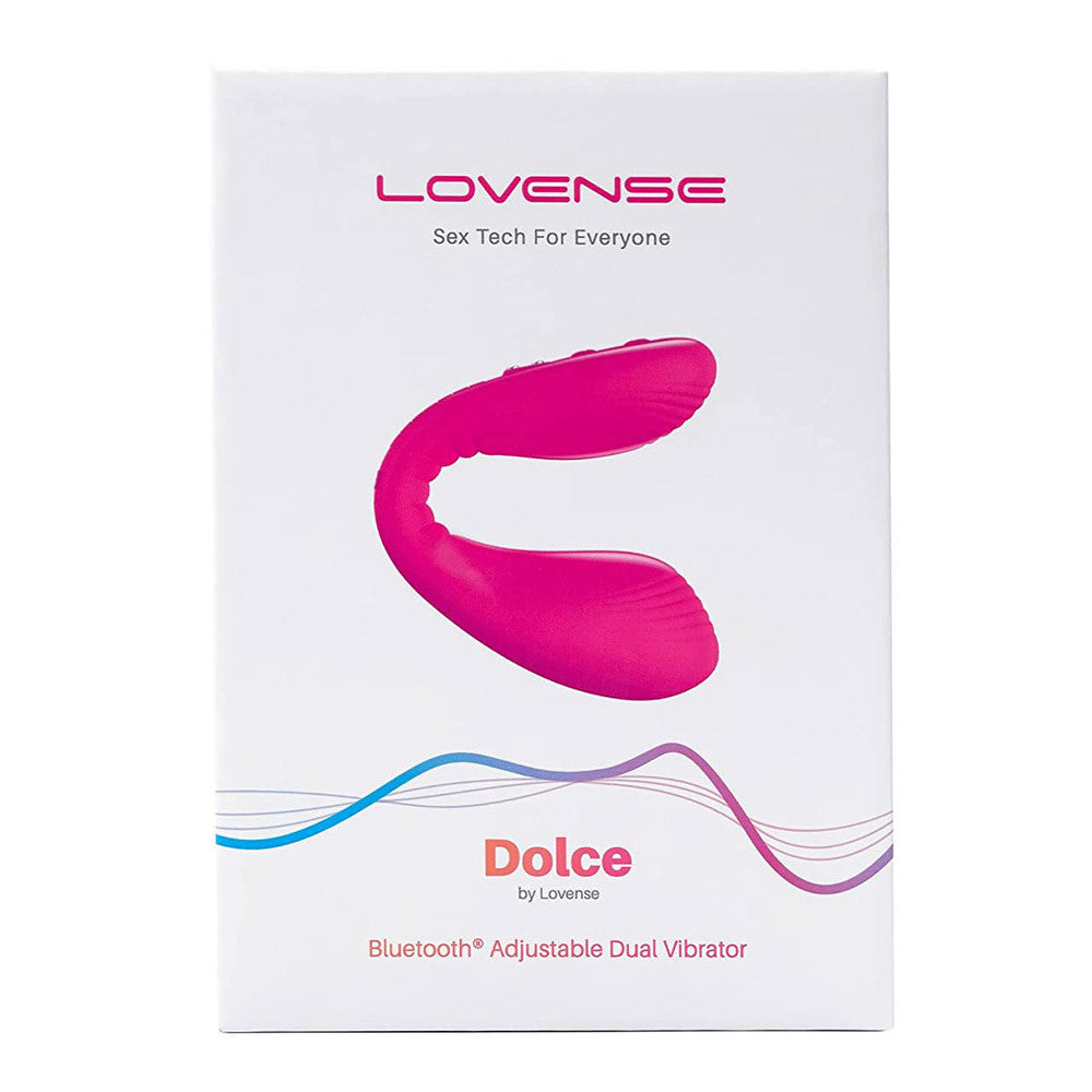 Double Stimulateur Connecté Dolce de Lovense - Rose