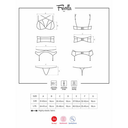 Ensemble Frivolla 4 pièces - S/M