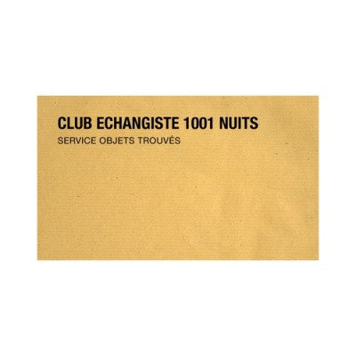 Enveloppe La Honte - Club 1001 nuits