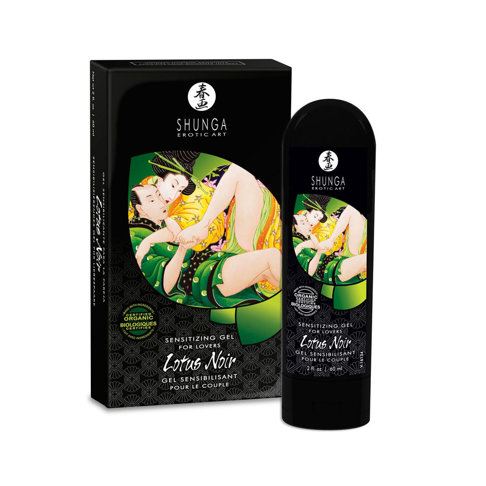 Gel sensibilisant pour le couple Lotus Noir de Shunga