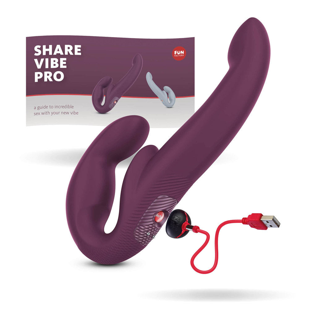 Gode ceinture Share Vibe Pro - Bordeaux