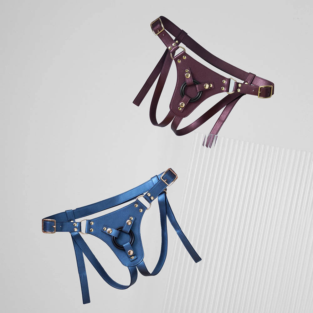 Harnais Generous de Strap On Me - Bleu