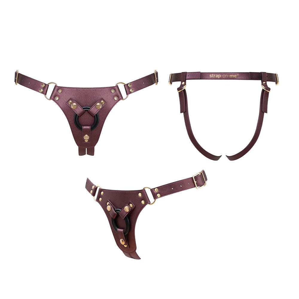 Harnais Generous de Strap On Me - Violet