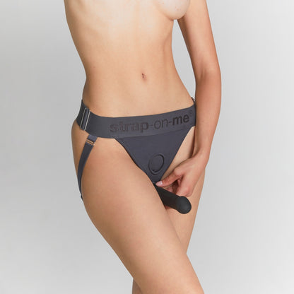 Harnais Lingerie Unique Strap On Me - Gris