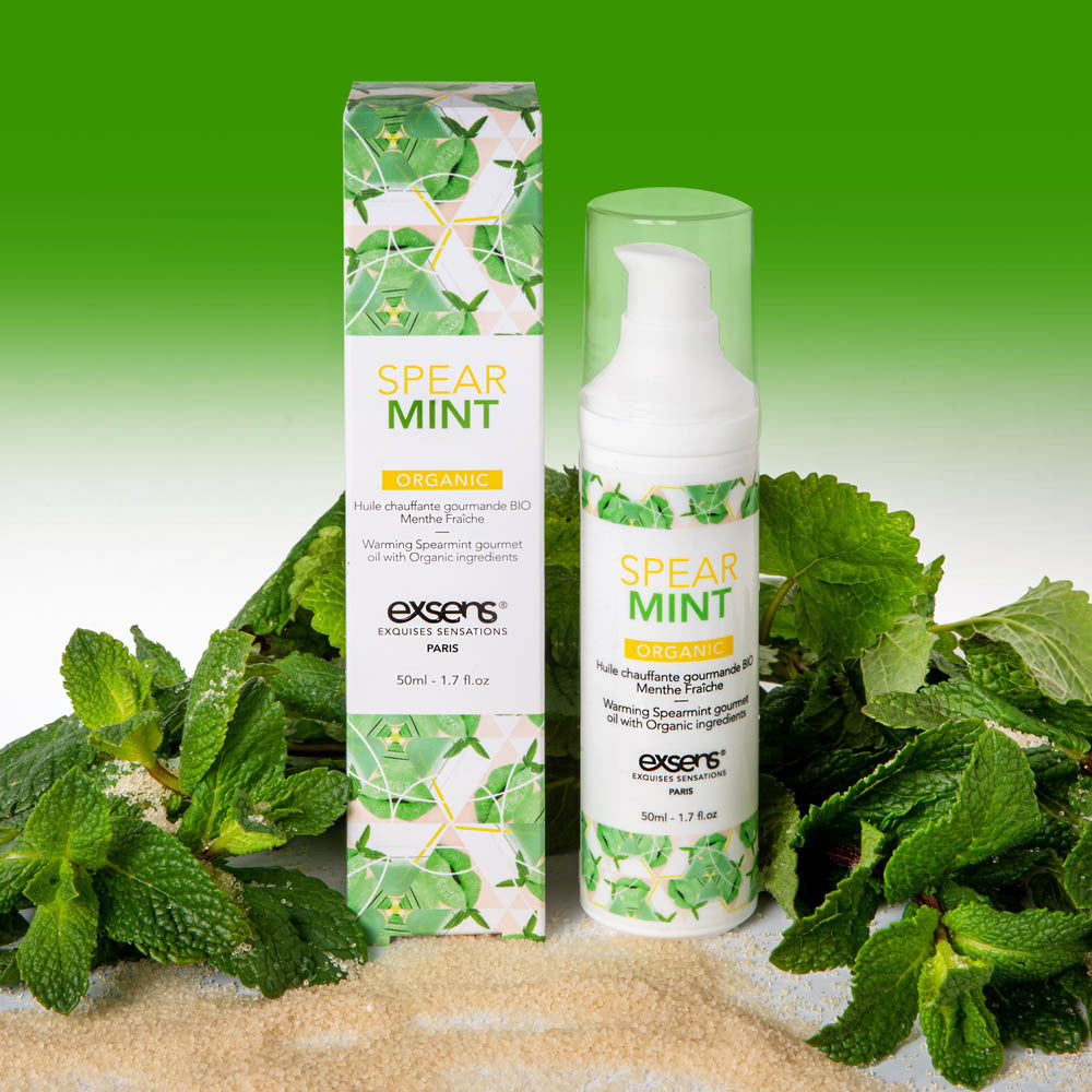 Huile de massage chauffante gourmande bio - Menthe