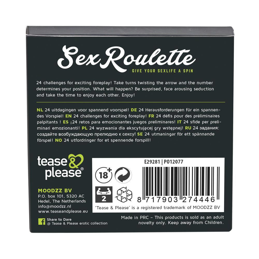 Jeu coquin Sex Roulette Foreplay