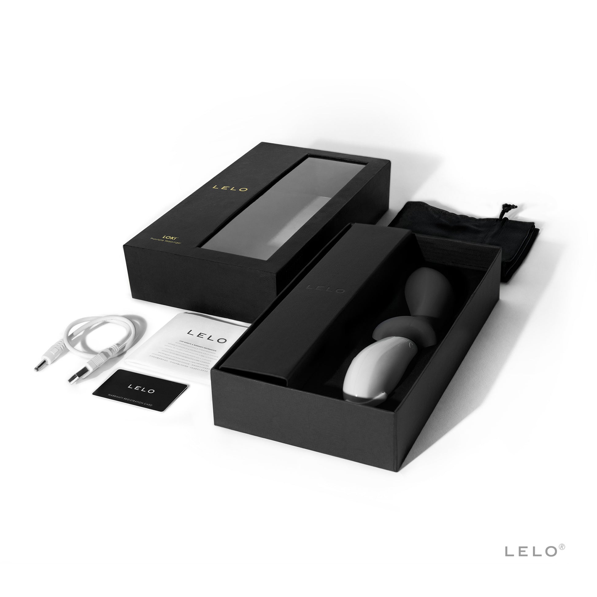 Masseur prostatique Loki de Lelo - Noir