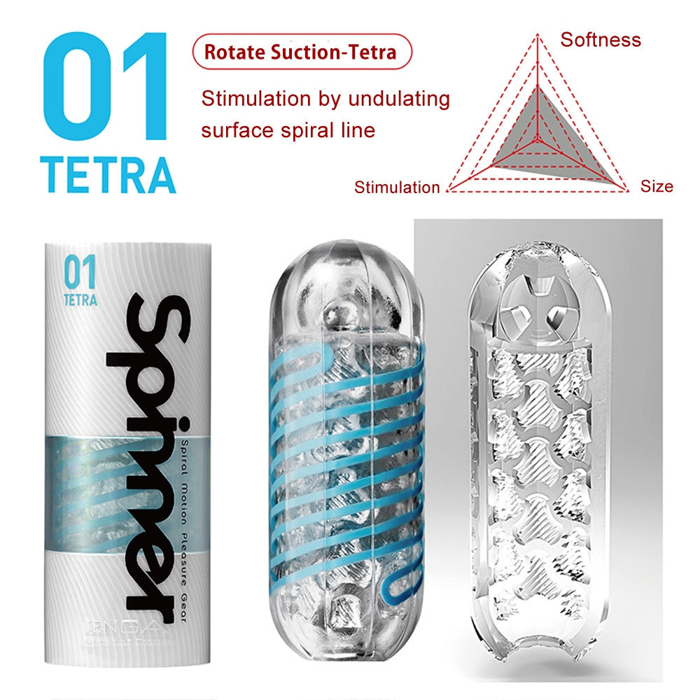 Masturbateur Spinner de Tenga - Tetra 01