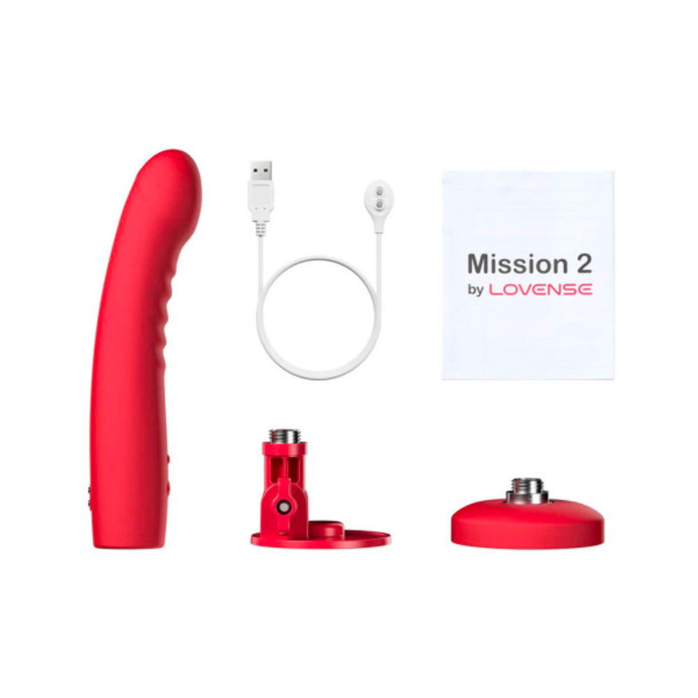 Mission 2 dildo ventouse vibrant et connecté