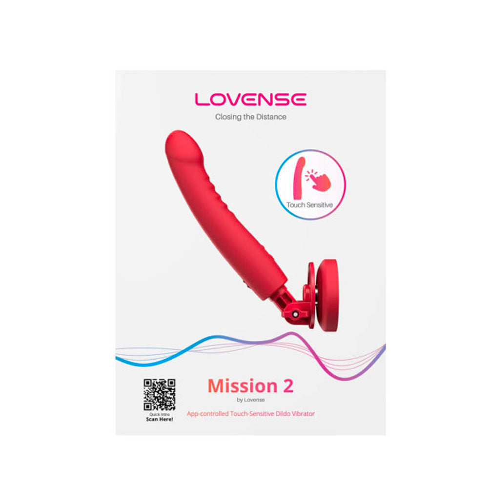 Mission 2 dildo ventouse vibrant et connecté