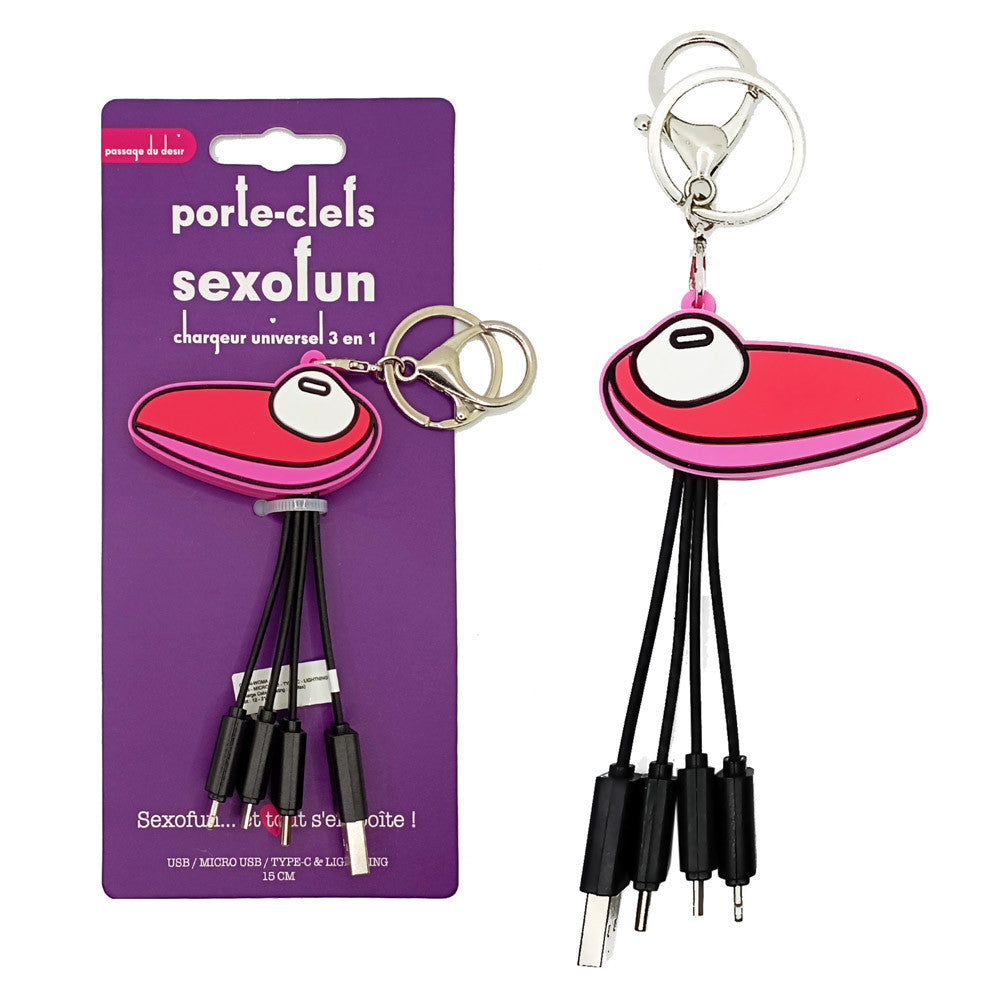 Porte-clefs Sexofun chargeur universel - Womanizer