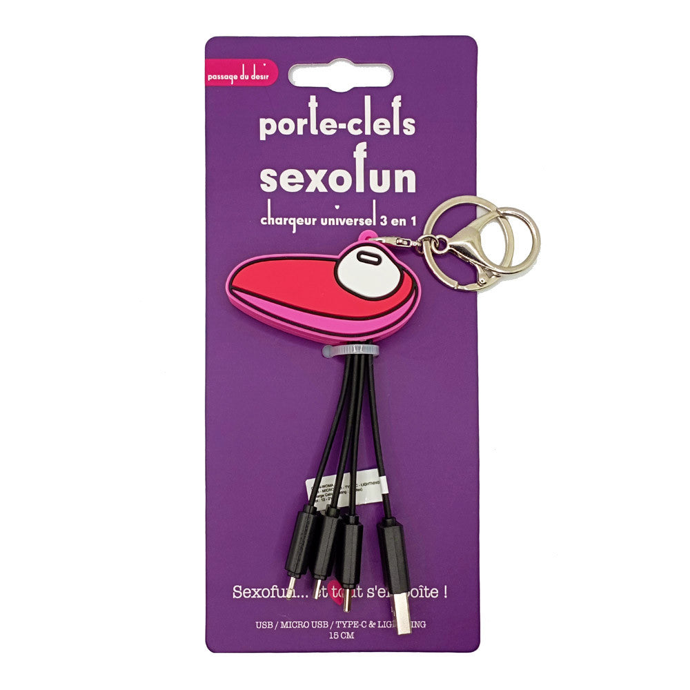 Porte-clefs Sexofun chargeur universel - Womanizer