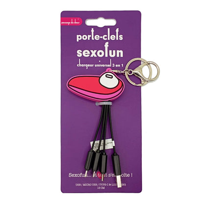 Porte-clefs Sexofun chargeur universel - Womanizer